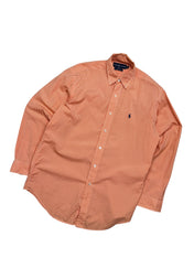 Ralph Lauren Orange Gingham Shirt (M)