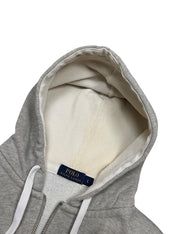Polo Ralph Lauren Grey Full Zip Up Hoodie (L)