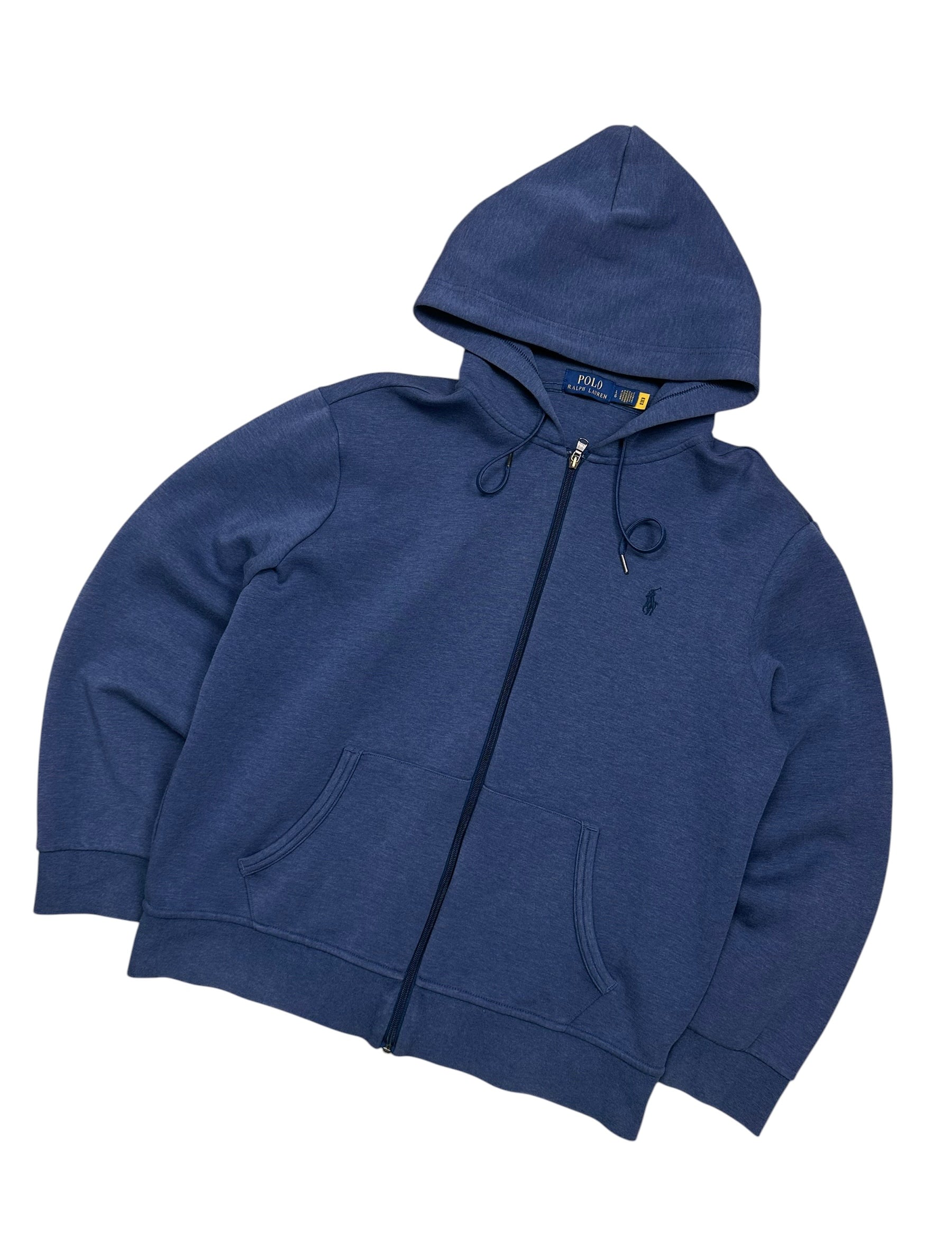 Polo Ralph Lauren Navy Full Zip Up Hoodie (L)