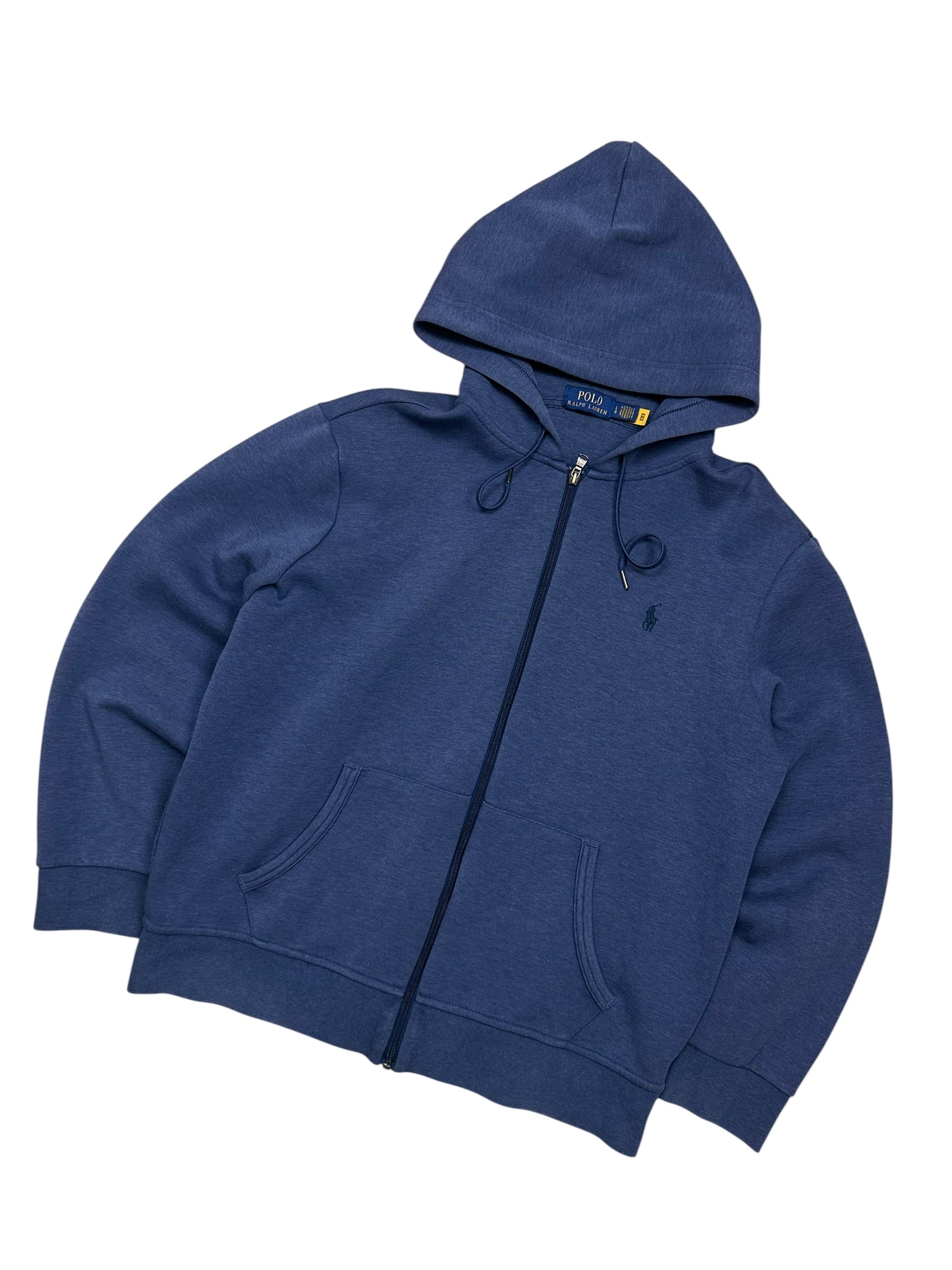 Polo Ralph Lauren Navy Full Zip Up Hoodie (L)