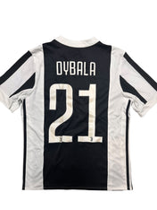 Adidas Juventus 2017-18 Home Jersey Dybala #21 (XS)