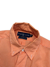 Ralph Lauren Orange Gingham Shirt (M)
