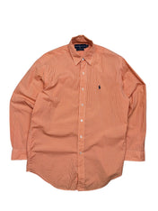 Ralph Lauren Orange Gingham Shirt (M)