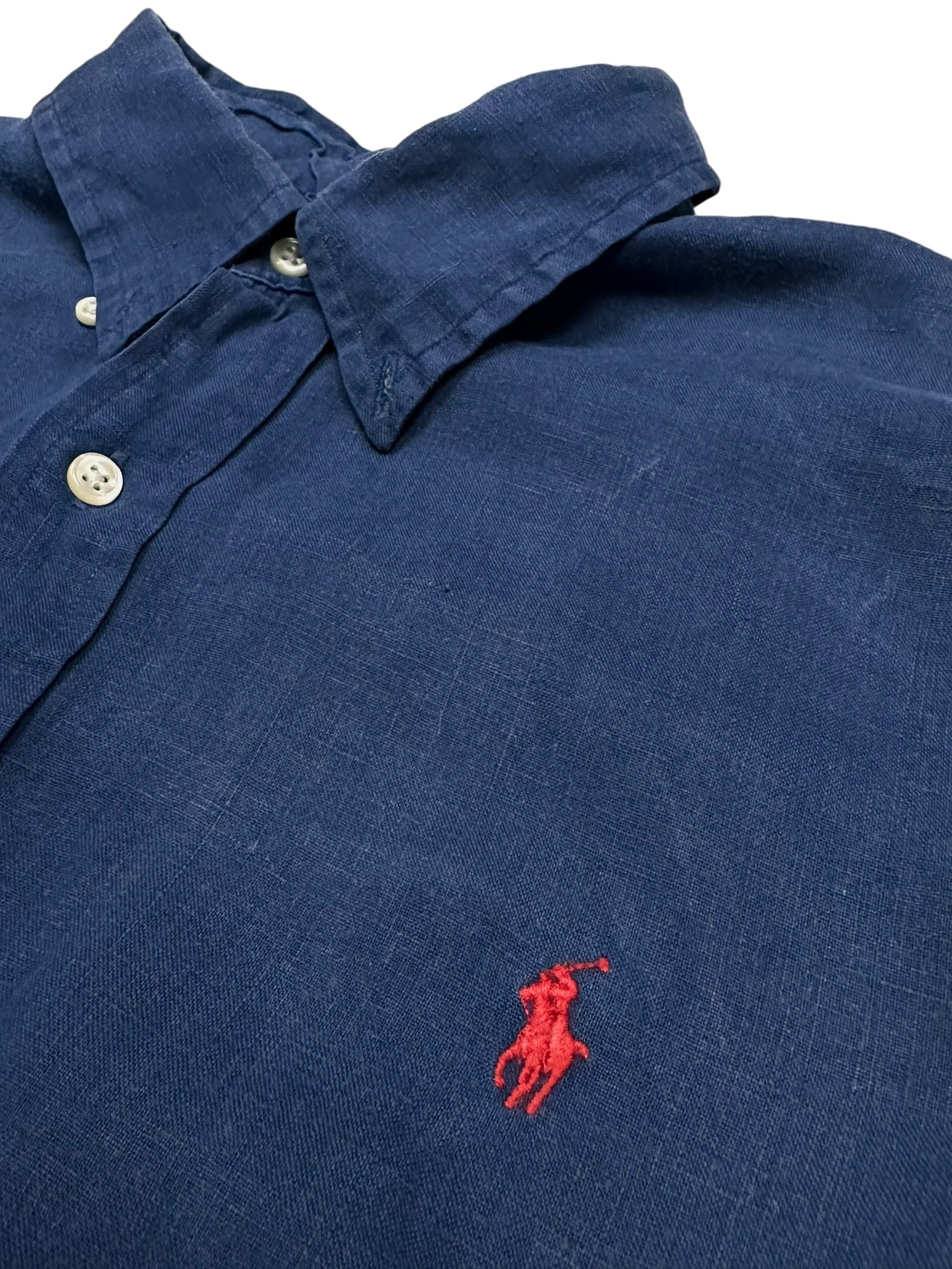Ralph Lauren Classic Fit Navy Shirt (L)