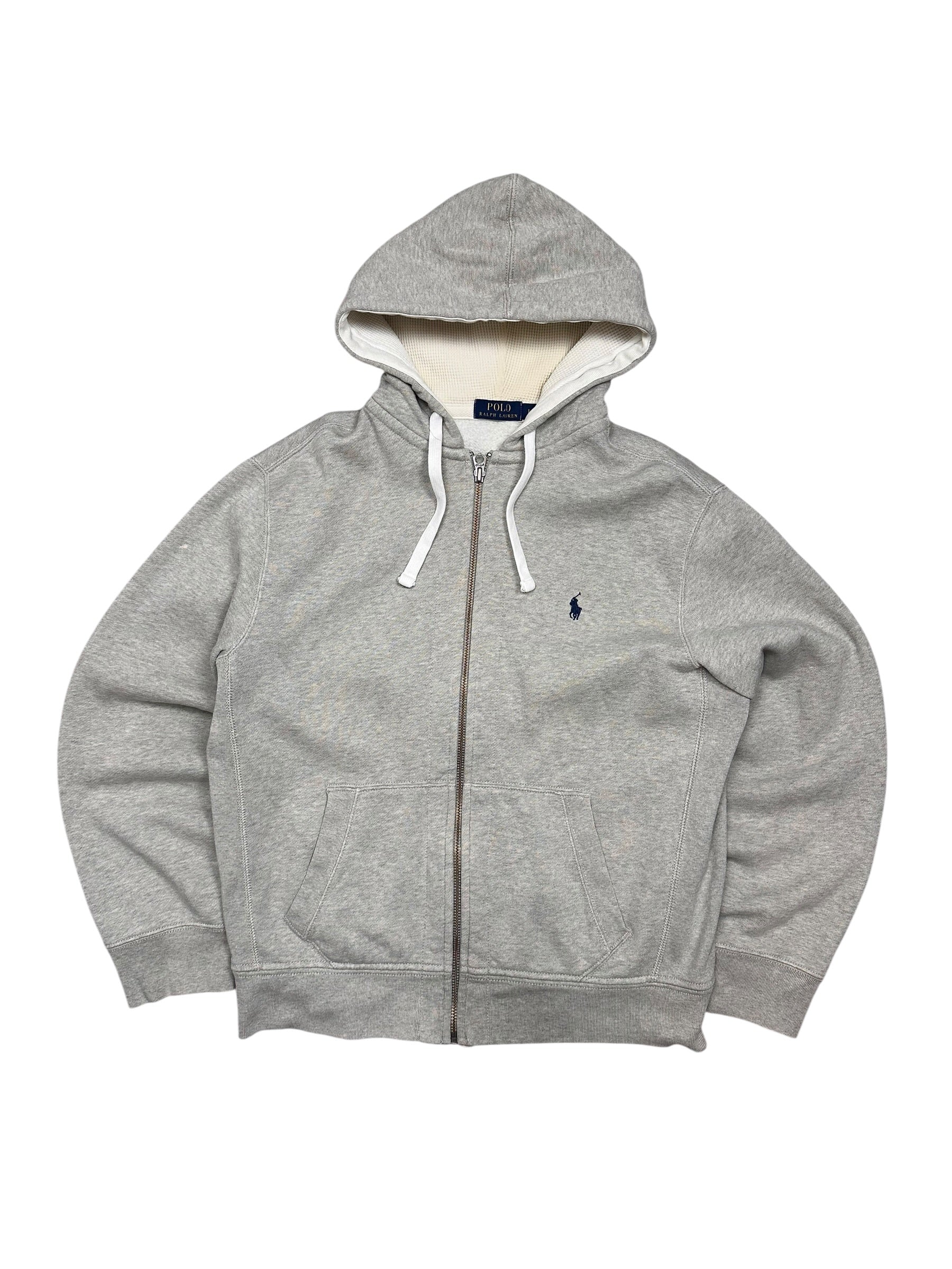 Polo Ralph Lauren Grey Full Zip Up Hoodie (L)