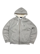 Polo Ralph Lauren Grey Full Zip Up Hoodie (L)