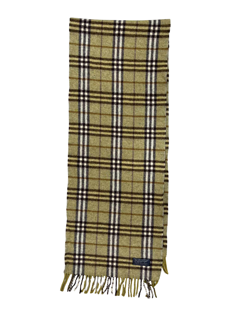 Barna kockás gyapjú vintage sál bojtos szegéllyel streetwear stílusban