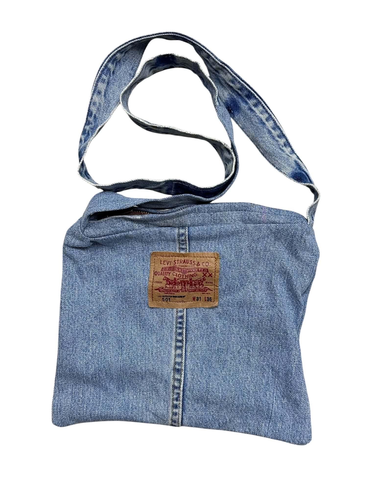 Handmade Levi's Denim Shoulder Bag (One Size)