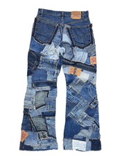 Custom Levi's Patchwork Jeans (M-L)