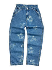 Carhartt Print Baggy Jeans (S)