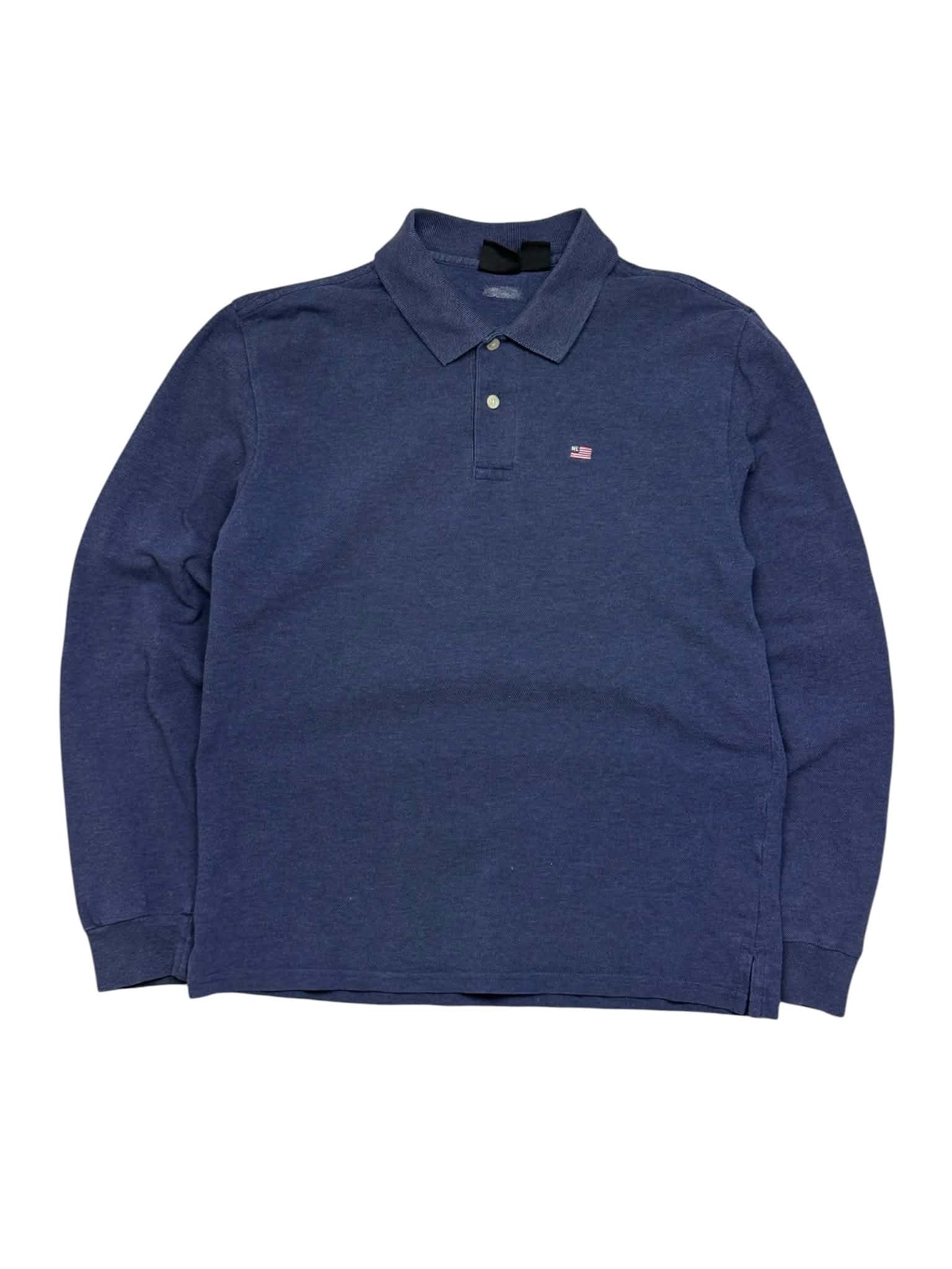 Polo Ralph Lauren USA Flag Longsleeve Poloshirt (M)